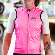 MJ's Pink Star Wind Vest