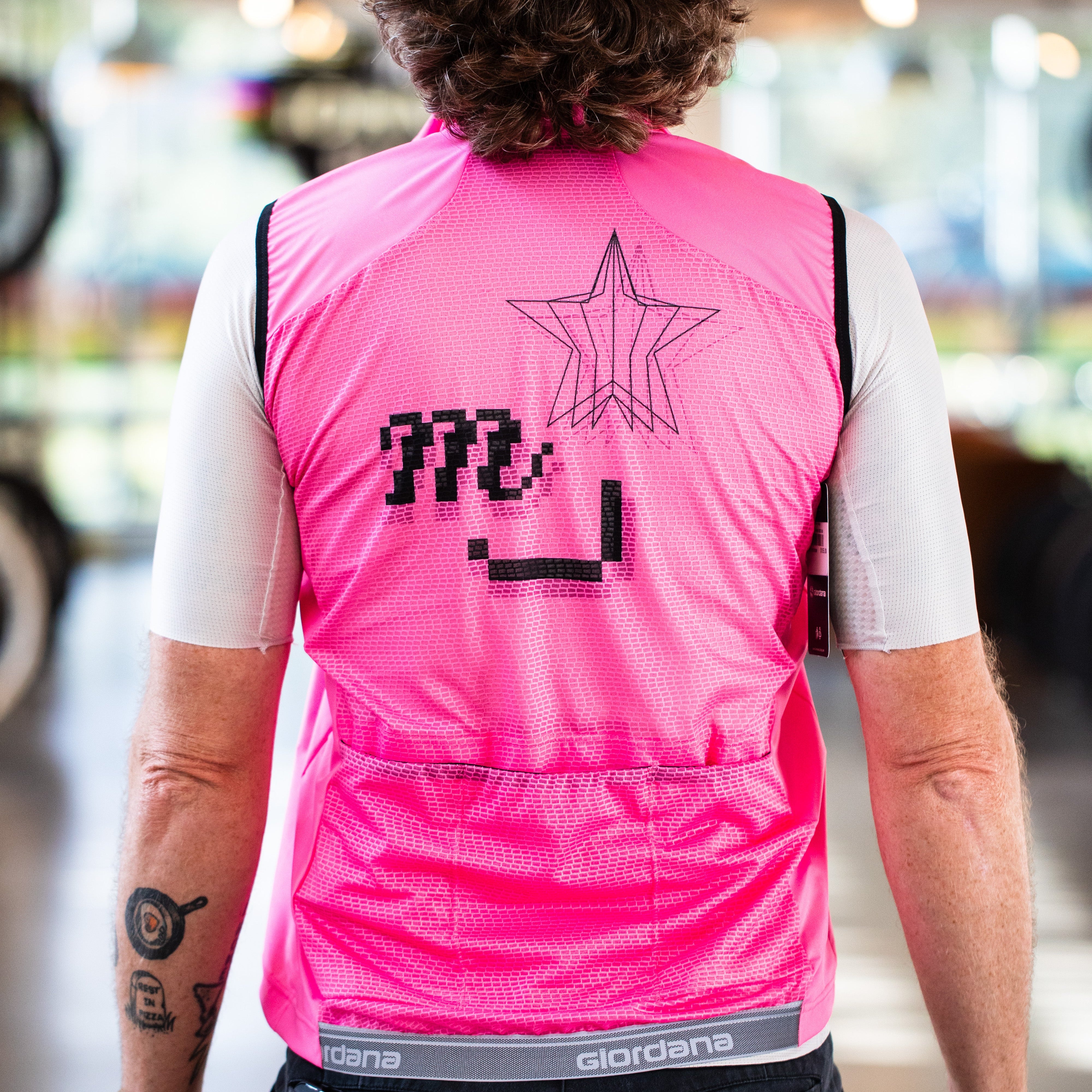 MJ's Pink Star Wind Vest