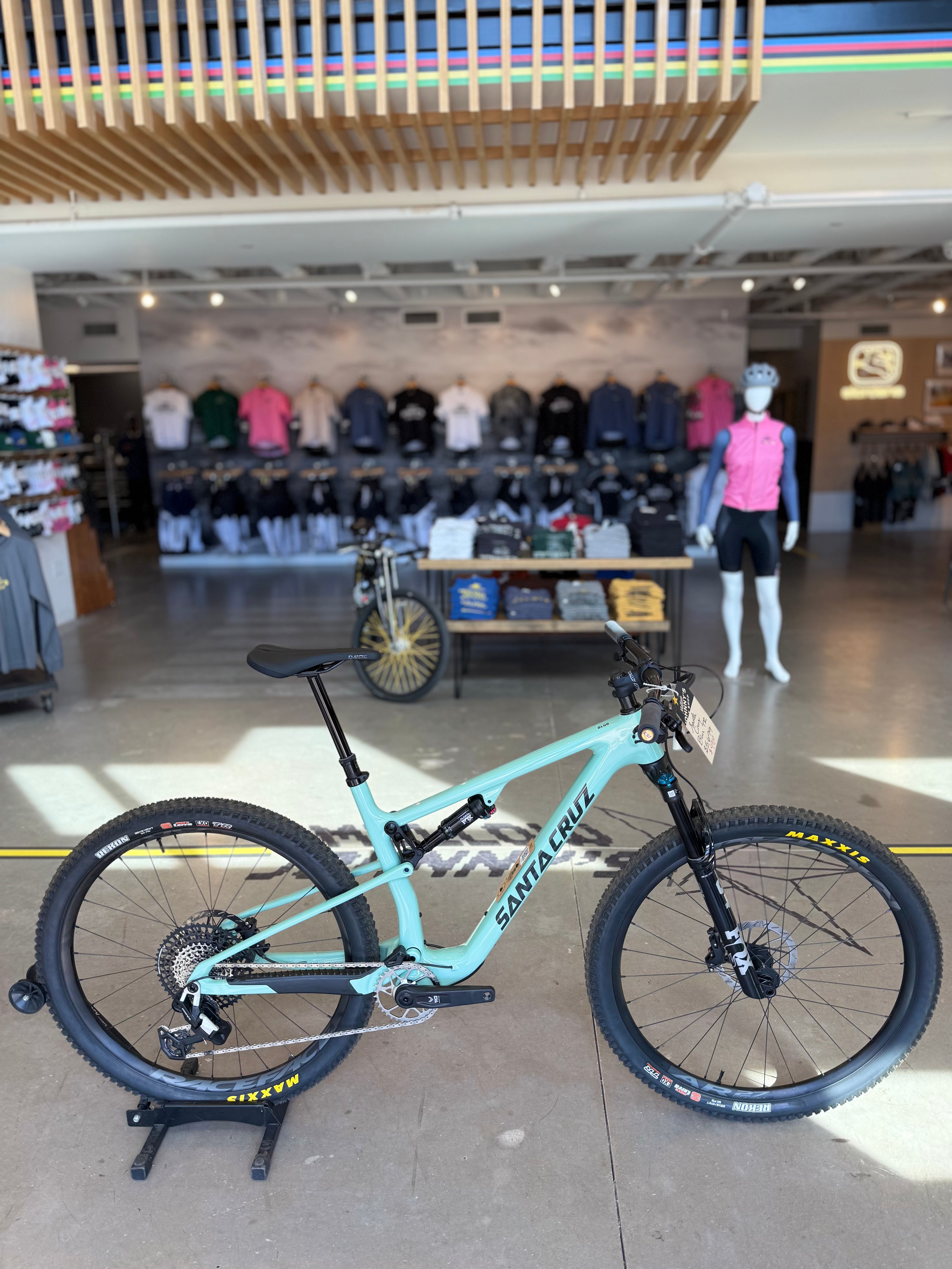 Santa Cruz Blur TR 90 Light Teal Large