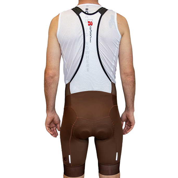 Mocha Custom Patch Bib Shorts