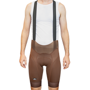 Mocha Custom Patch Bib Shorts