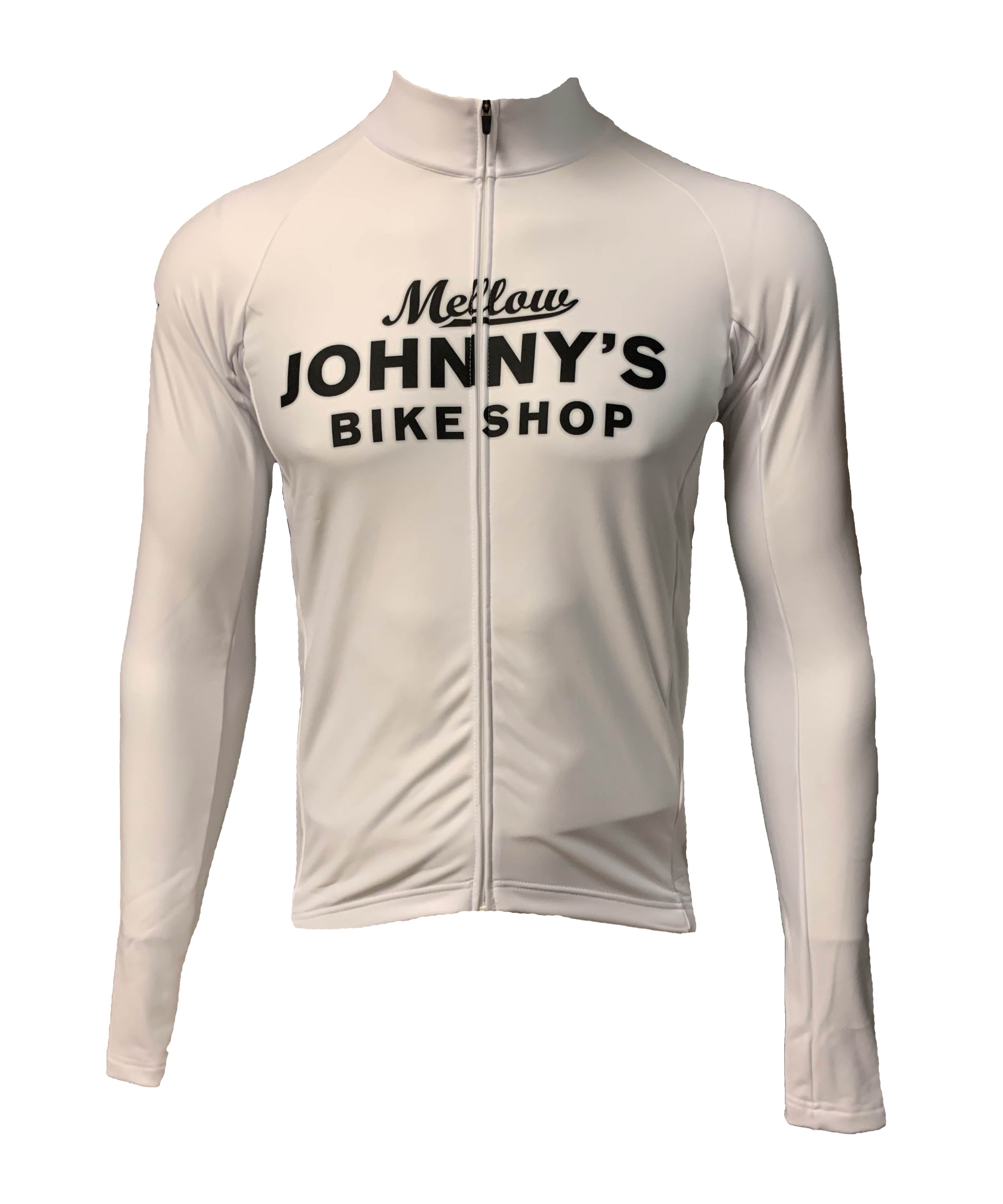 MJ's Classic Shop Long Sleeve Shop Jersey (black and white)